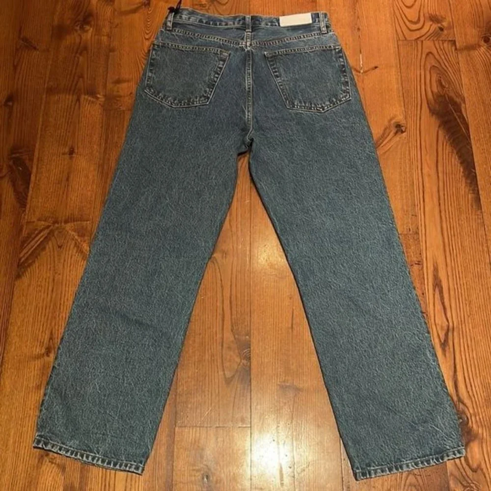 Re/done button fly straight leg jeans 28 nwot 90s jeans